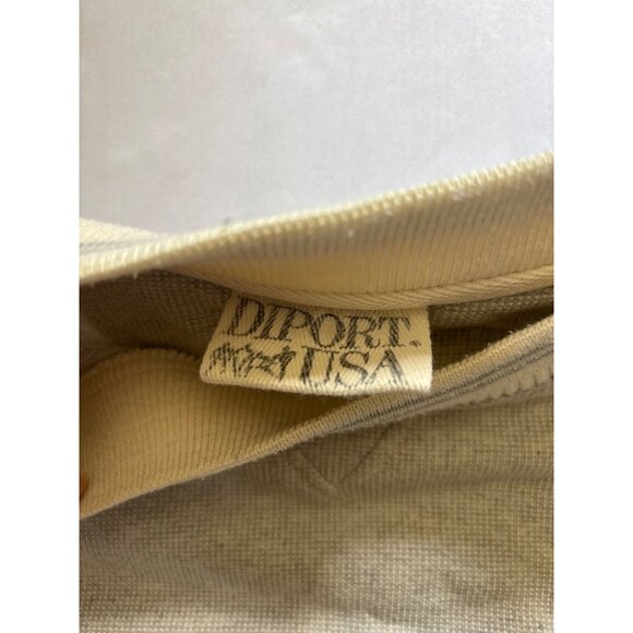 Vintage Diport USA Gray Crewneck Sweatshirt With Embroidered Logo Size Large - Picture 4 of 7
